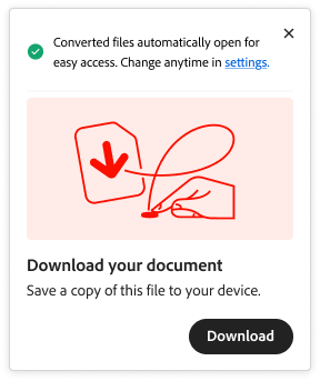 Auto-open notification UI